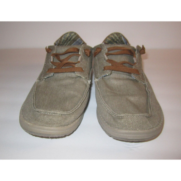 Skechers Shoes Mens 8 Melson Planon Sneakers Taupe Casual Lace Up - Picture 2 of 6